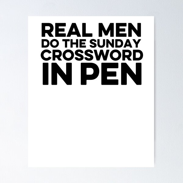 Crossword Posters for Sale