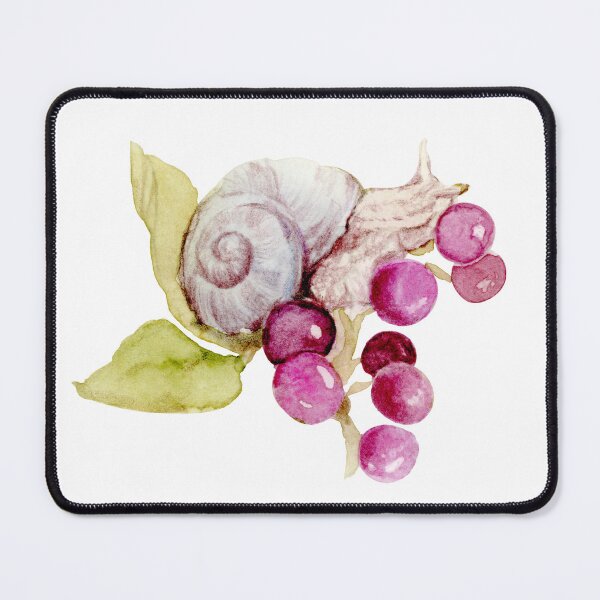 Item preview, Cute Snail And Berries designed and sold by Miriam Steinau.