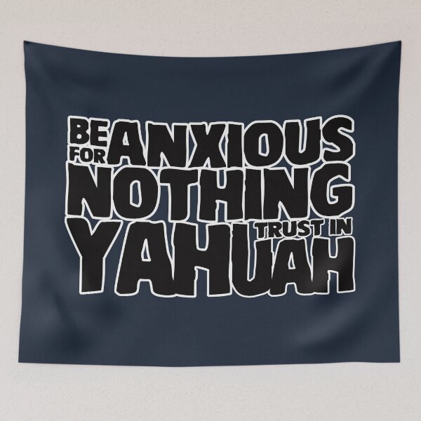 Item preview, Be Anxious for Nothing, Hebrew Israelite, Hebrew, Israelite Merch designed and sold by Yachad.