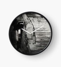 Stair in St. Tropez, France Clock