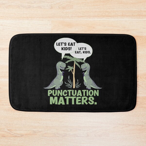 Item preview, Lets Eat Kids Punctuation Matters T-Rex Cute Funny Dinosaur designed and sold by dickvusqr.