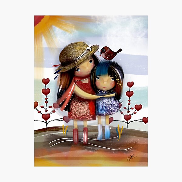 Love and Friendship Photographic Print