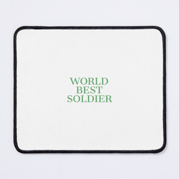 Item preview, World best soldier  designed and sold by zombiesmasher.