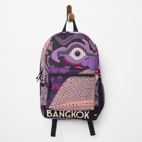 Item preview, Bangkok - Thailand - Vintage Travel Poster - Beautiful Bangkok - City of Angels designed and sold by Boogosh.