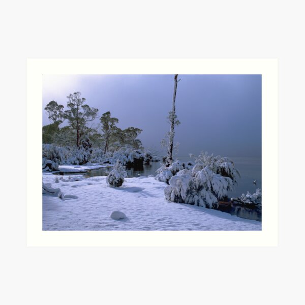 Lake St Clair, Winter, Tasmania Art Print
