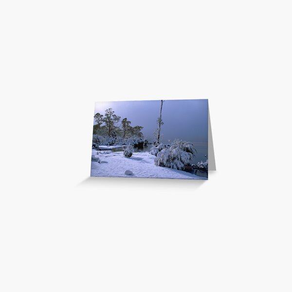 Lake St Clair, Winter, Tasmania Greeting Card