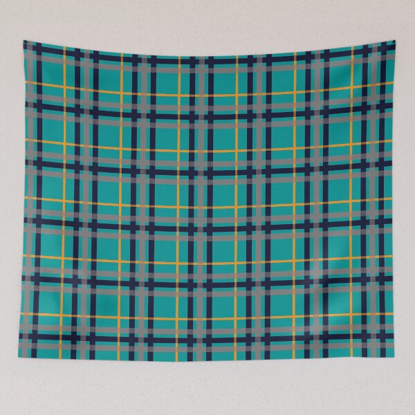 Item preview, Blue and Orange Plaid designed and sold by Valerie Bennett.