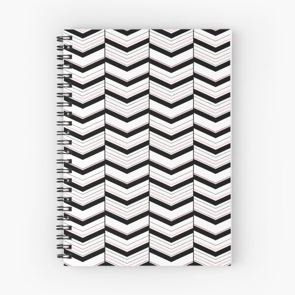 Item preview, Black White and Blush Chevron designed and sold by Valerie Bennett.