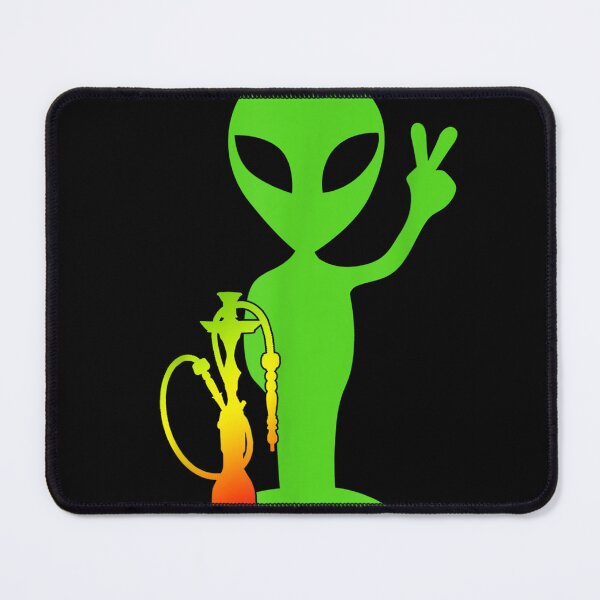 Item preview, Relaxing Hookah Shisha - Peace Alien T-Shirt 3 designed and sold by AnklamFalk.