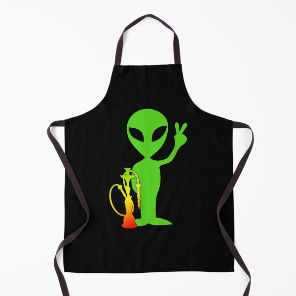 Item preview, Relaxing Hookah Shisha - Peace Alien T-Shirt 3 designed and sold by AnklamFalk.
