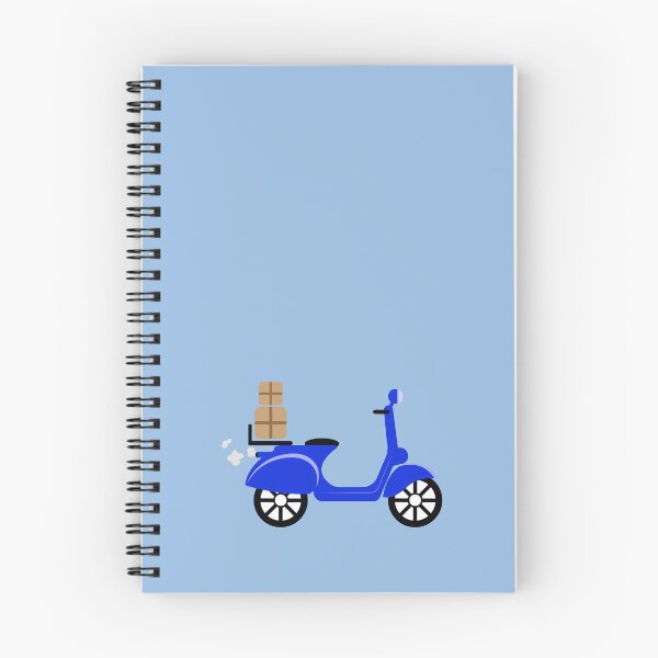 Item preview, Blue scooter with boxes designed and sold by Svlgsm.