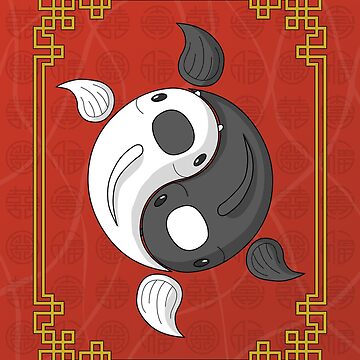 Artwork thumbnail, Yin and Yang the Koi by Valerie Bennett