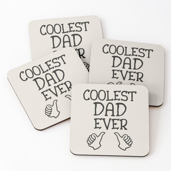 Item preview, Coolest Dad Ever Black Text Design, Great Design For Cool Dads, Perfect For Father's Day designed and sold by TrulyEpoque.