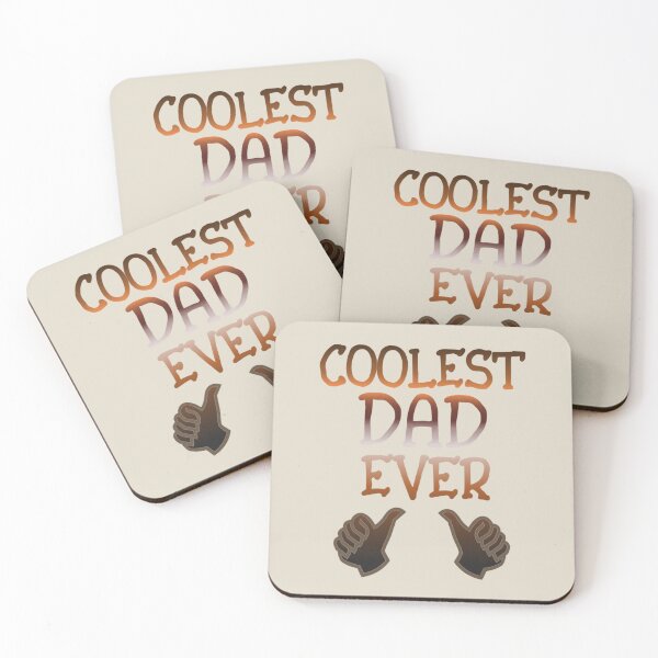 Item preview, Coolest Dad Ever Ombre Brown Text Design, Great Design For Cool Dads, Perfect For Father's Day designed and sold by TrulyEpoque.