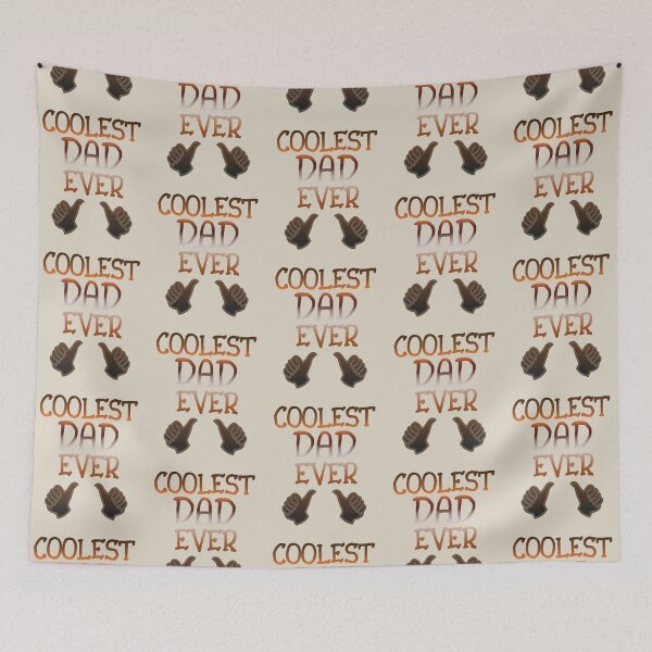 Item preview, Coolest Dad Ever Ombre Brown Text Design, Great Design For Cool Dads, Perfect For Father's Day designed and sold by TrulyEpoque.