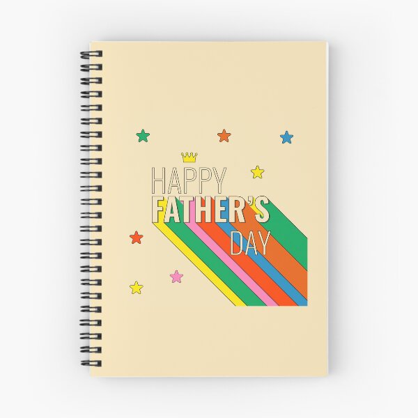 Item preview, Card with Happy Father's Day Text in Retro Groovy Style designed and sold by TBild.