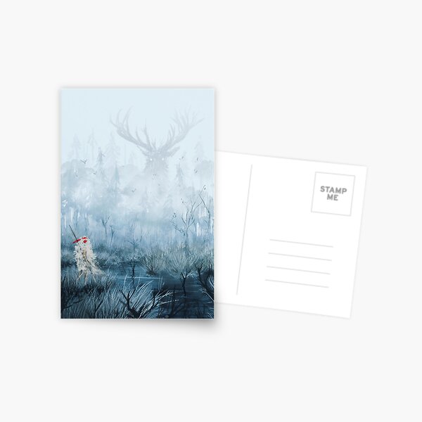 The deer god Postcard