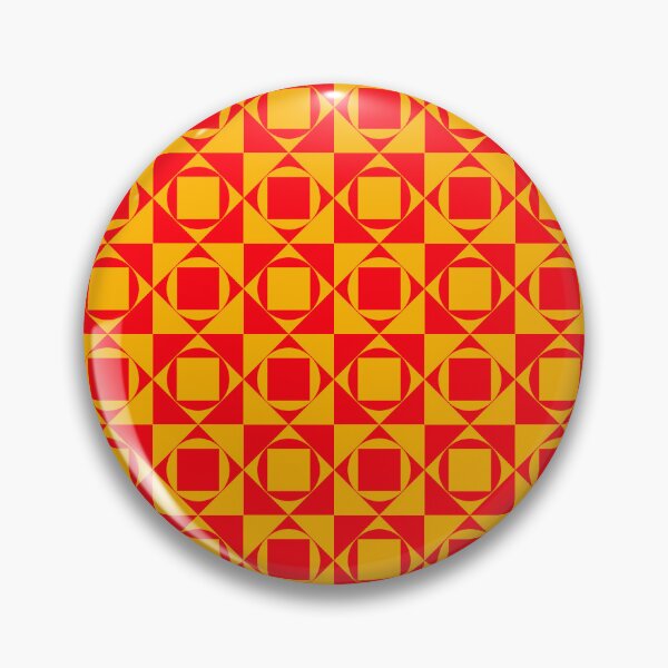 Item preview, orange and red abstract geometrical pattern designed and sold by pauloneill-art.