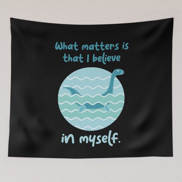 Artikelvorschau, Believe In Myself Loch Ness Nessy entworfen und verkauft von MooonTees.