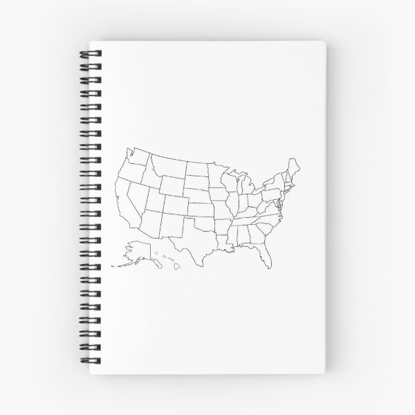 Item preview, American Map designed and sold by TopHatSyndicate.