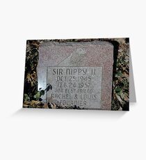 Sir Nippy II Greeting Card