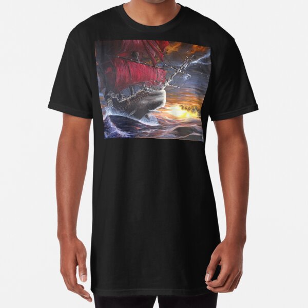 Jodossa, the whale ship Long T-Shirt