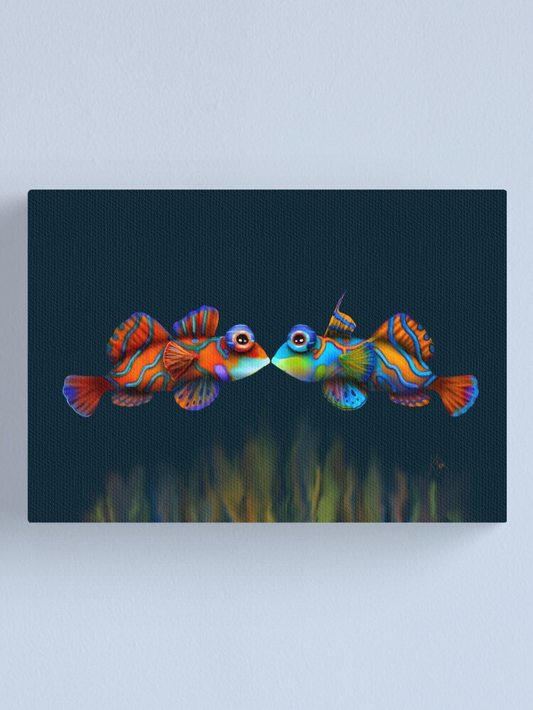 Alternate view of Mandarinfish Canvas Print