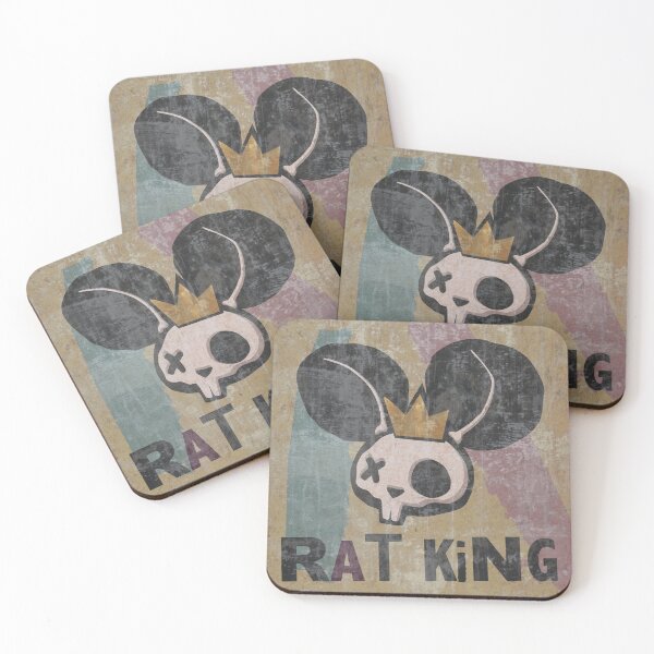 Item preview, Punk Rat King Skull Graphic designed and sold by iscaStudioArt.