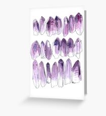 Amethyst - February Greeting Card