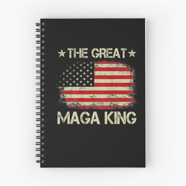 Item preview, Vintage Old The Great MAGA King Ultra MAGA Patriotic ON BACK T-Shirt designed and sold by Blue-Rechard.