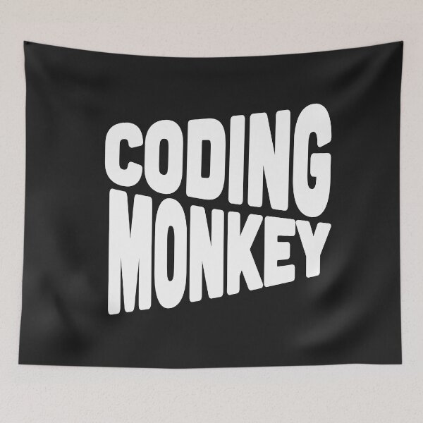 Item preview, Coding Monkey Skew Text design designed and sold by Code  Monkeys.