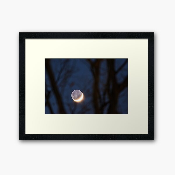 Earthshine Framed Art Print