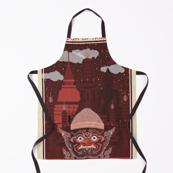 Item preview, Bangkok - Thailand - Vintage Travel Poster - Beautiful Bangkok - City of Angels designed and sold by Boogosh.