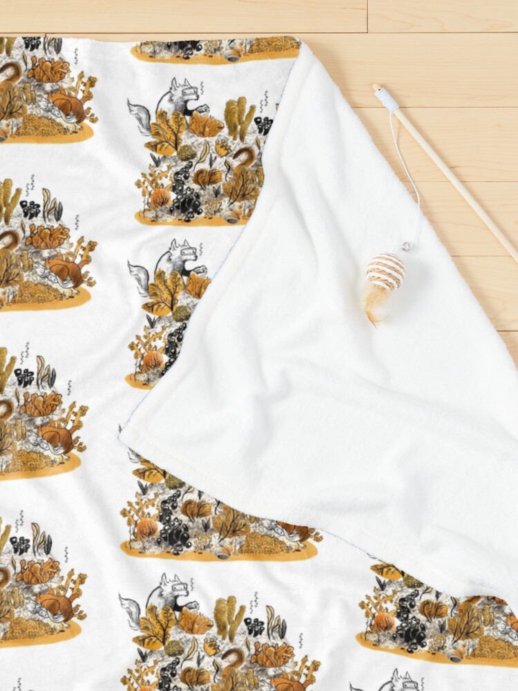 Alternate view of Little Red Swimming Pet Blanket