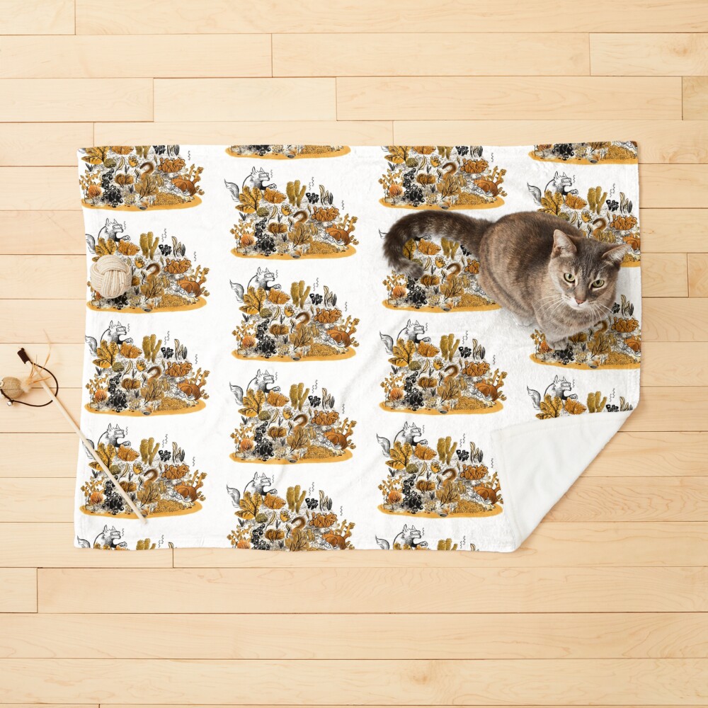 Little Red Swimming Pet Blanket