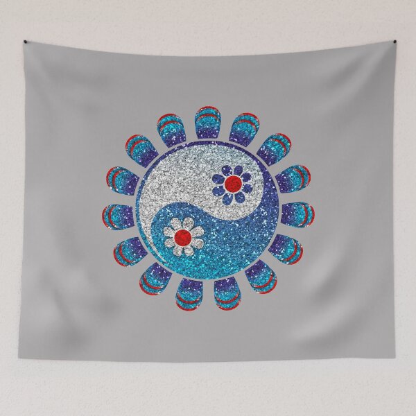 Item preview, Yin Yang, Flower, Chinese Symbol, Taoism, Daoism, Duality, Polarity, Spirituality designed and sold by nitty-gritty.