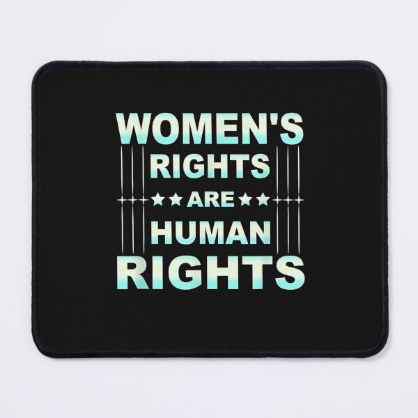Item preview, Women's Rights are Human Rights feminist T-Shirt designed and sold by Blue-Rechard.
