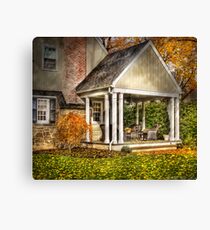 A side porch Canvas Print