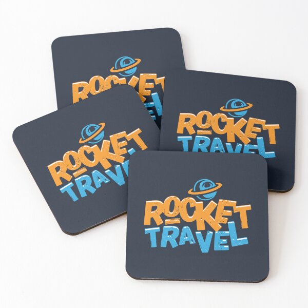 Item preview, Rocket Travel text cartoon designed and sold by FrancisUzoho.