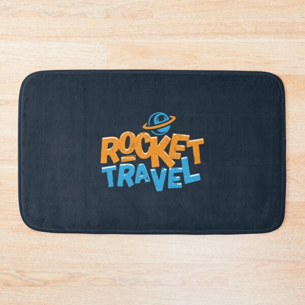 Item preview, Rocket Travel text cartoon designed and sold by FrancisUzoho.