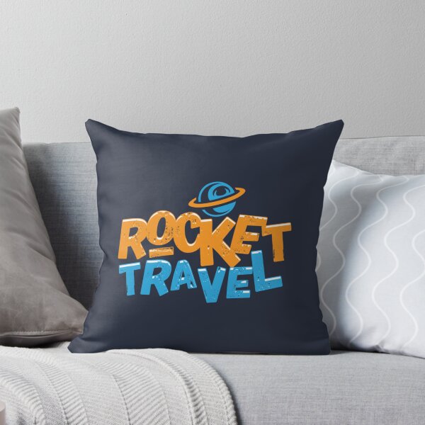 Item preview, Rocket Travel text cartoon designed and sold by FrancisUzoho.