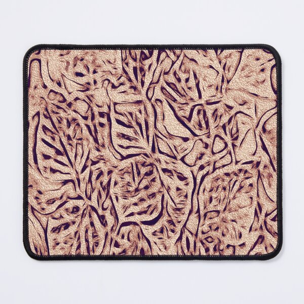 Item preview, Stylish outlined sketch of fall leaves copper pattern designed and sold by SulkaCreative.