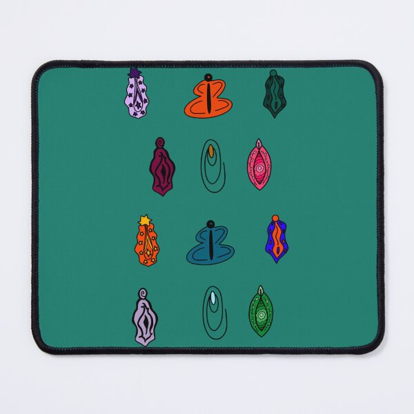 Item preview, 9 Fun Colorful Vulva Sheet designed and sold by QuynhTrangBeo.