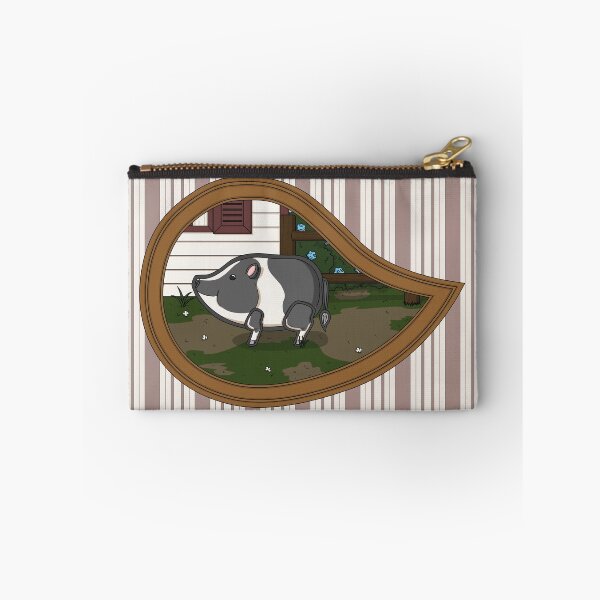Item preview, Basil the Pig Print designed and sold by Valerie Bennett.