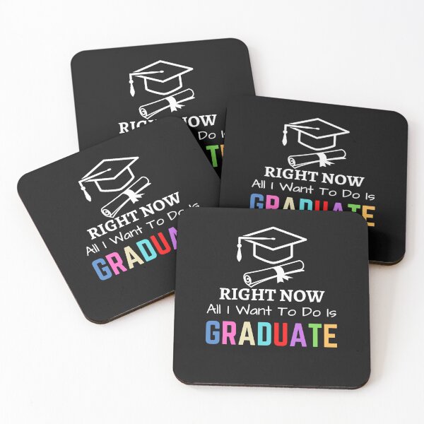 Artikelvorschau, Right Now All I Want To Do Is Graduate - Funny Cool Graduation Design - Graduated entworfen und verkauft von Mitzi12312.