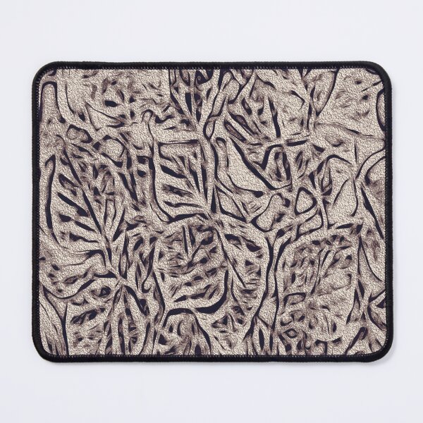 Item preview, Stylish outlined sketch of fall leaves platinum pattern designed and sold by SulkaCreative.