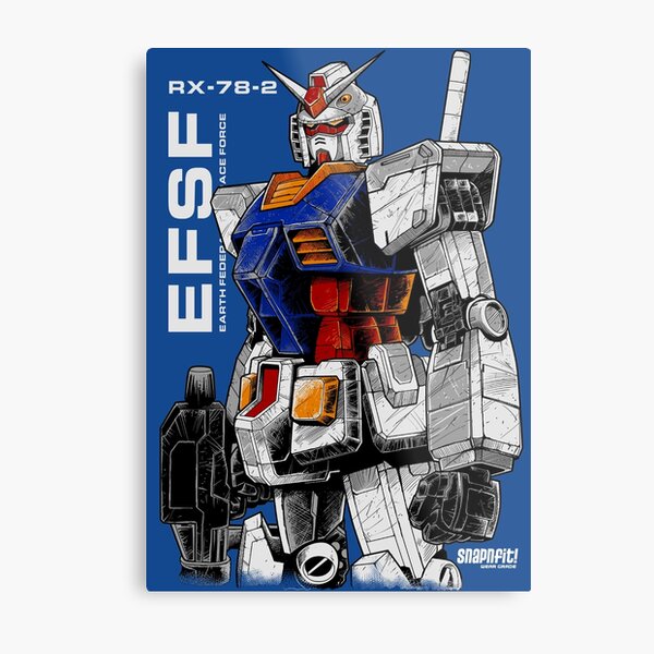 Gundam Metal Print
