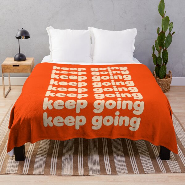 Item preview, Keep Going (Orange & Cream) designed and sold by little-mars.