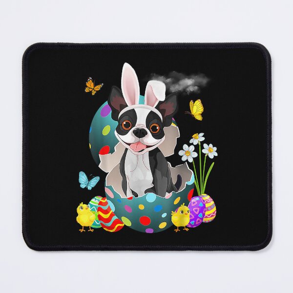 Item preview, Easter Eggs Boston Terrier Bunny Dog Gifts Dog Dad Dog Mom designed and sold by HardiKel.
