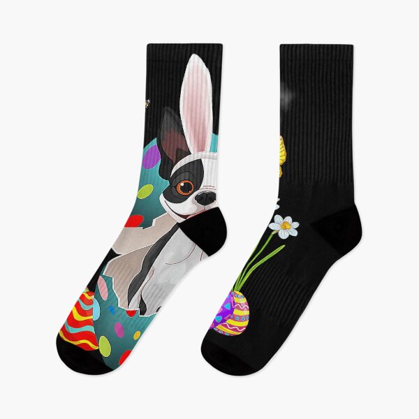 Item preview, Easter Eggs Boston Terrier Bunny Dog Gifts Dog Dad Dog Mom designed and sold by HardiKel.